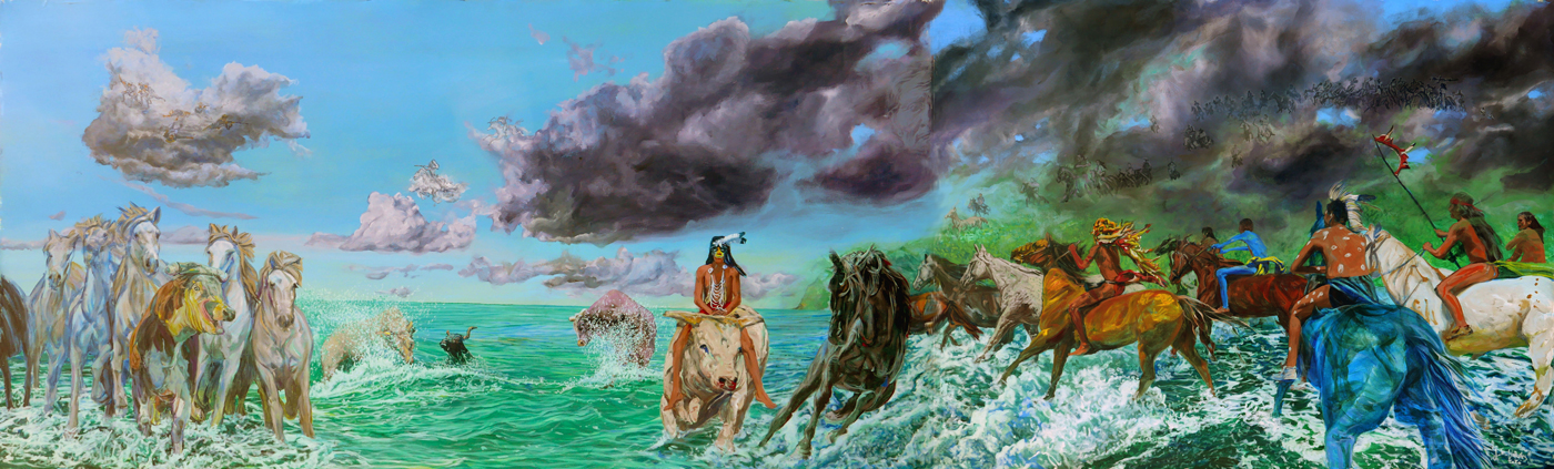 Custer Raid by the Sea